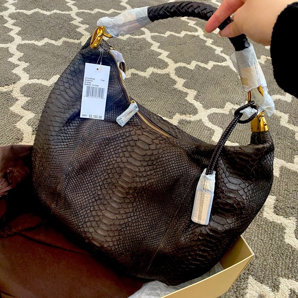 Michael Kors Handbags - Pure Python Skin MK purse